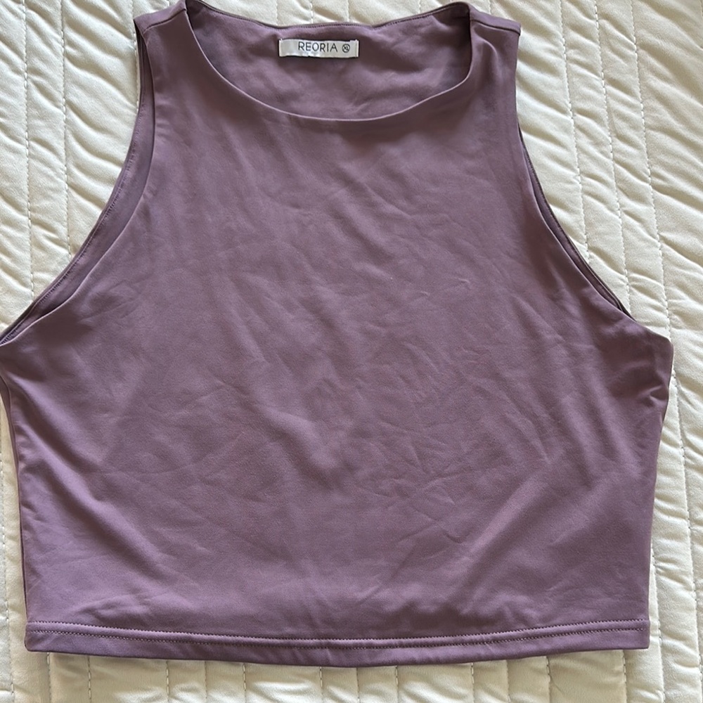 Reoria Women's Purple Tank Top